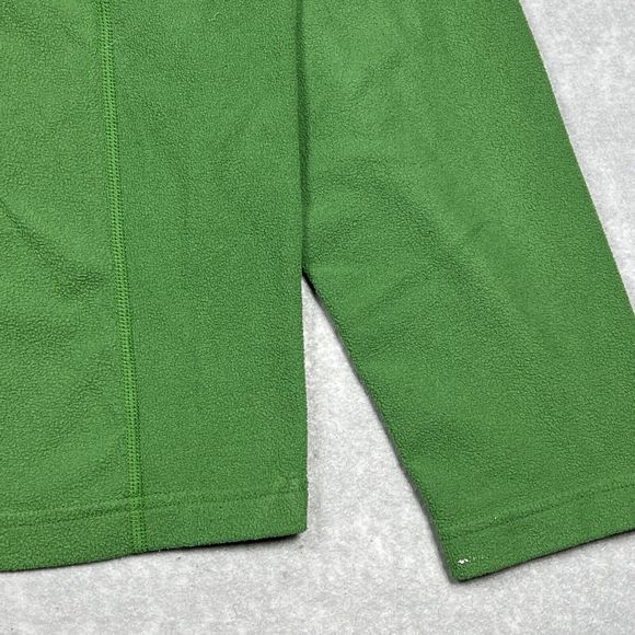 THE NORTH FACE Green Half Zip Fleece Sweatshirt Jacket Outdoors Men's Size: L - Picture 7 of 11
